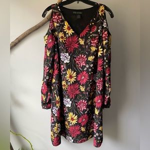 Grace Elements floral long sleeve dress Size Small